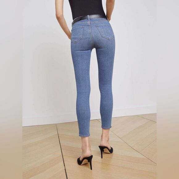 L’agence NWT Margot Cropped Skinny Jean size 23 - Picture 4 of 6